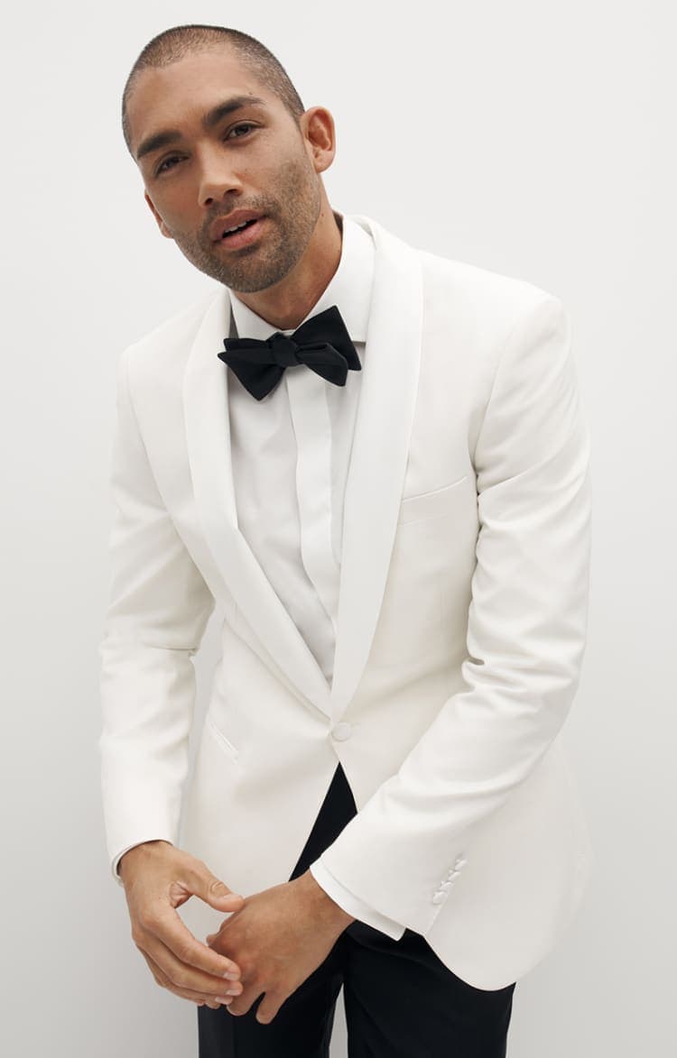 Ivory men's suit
