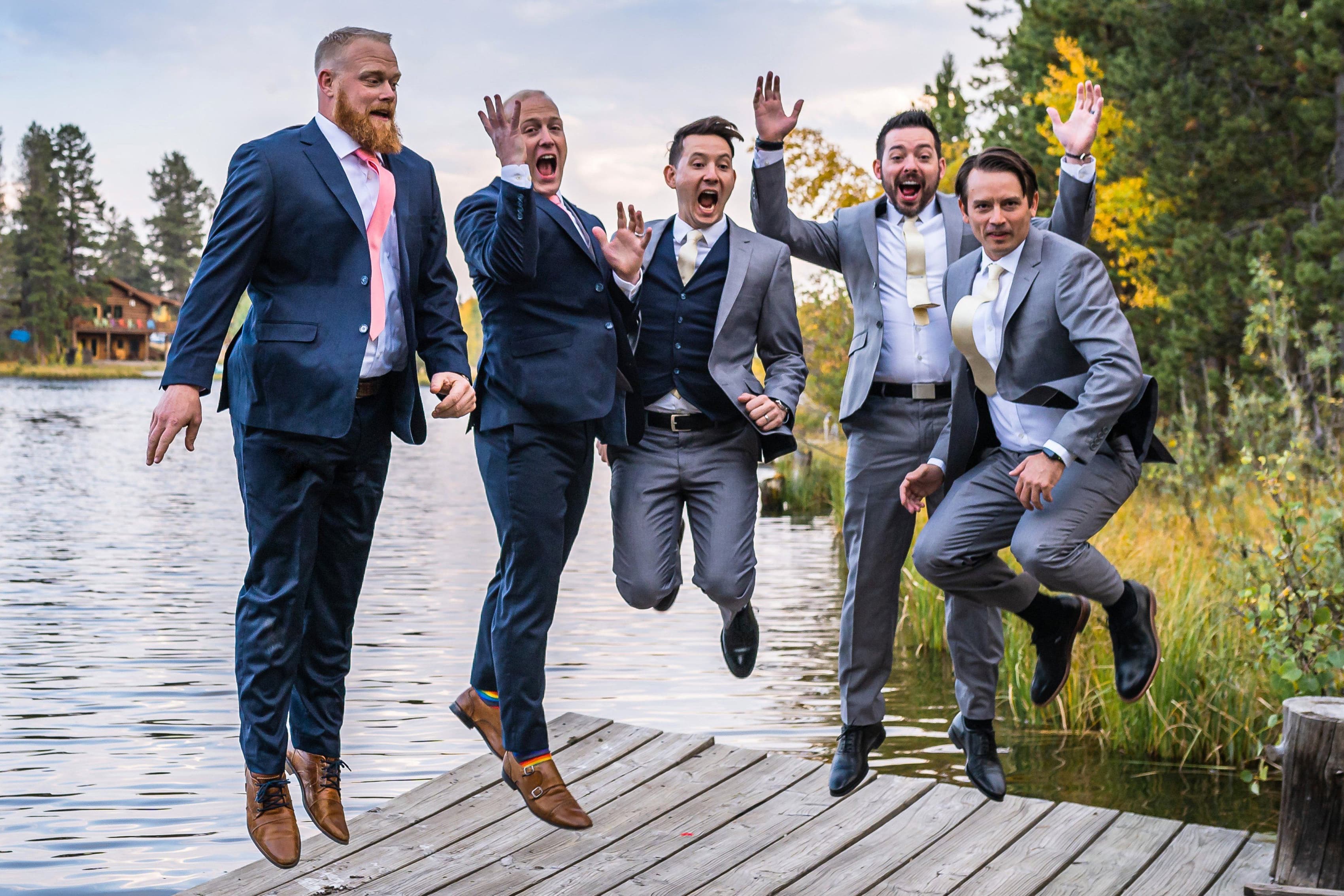 Suit up the whole party.